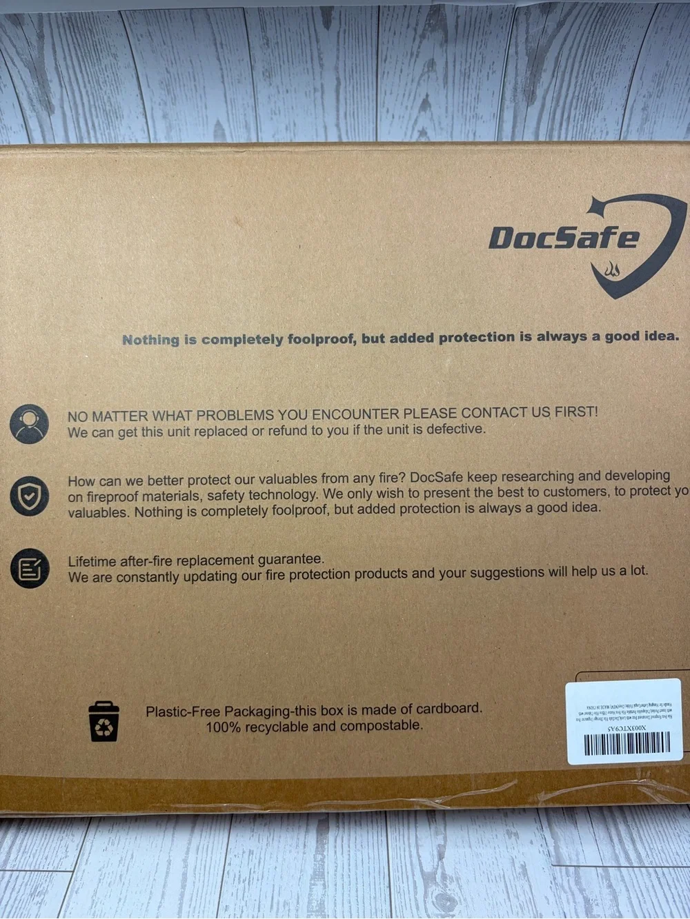 NEW!! DocSafe Fireproof Briefcase (Gray)